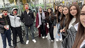 Gruppenfoto der Klasse