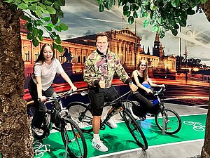 Madame Tussauds mit Arnold Schwarzenegger