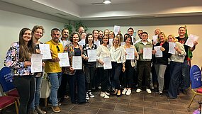 Lehrerfortbildung in Portugal: Einstieg in die Filmproduktion Gruppenlehrer:innenfoto