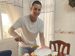 Schüler beim Kochen